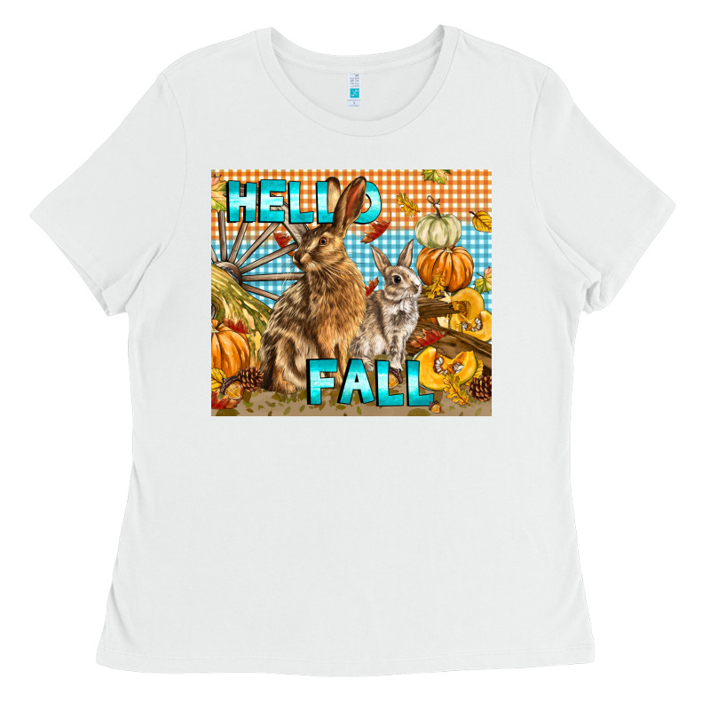 Hello Fall Ladies Tee by LillyAllenDesigns | Teevron