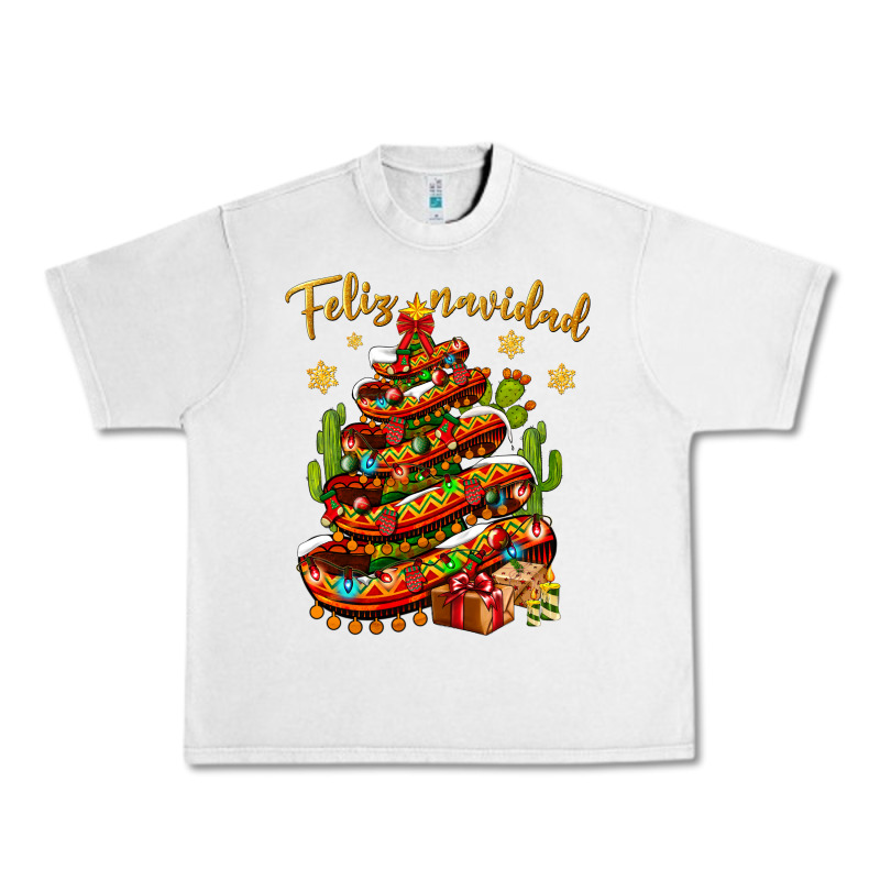 Christmas Feliz Navidad Urban Heavy Tee by NancyCooperArtShop | Teevron