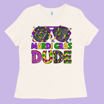 Mardi Gras Celebration Design Ladies Tee Designed By Lillyallendesigns