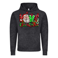 Vintage Black love christmas santa Vintage Hoodie - texasbilliewilder