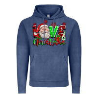 Vintage Denim love christmas santa Vintage Hoodie - texasbilliewilder