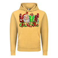 Vintage Mustard love christmas santa Vintage Hoodie - texasbilliewilder