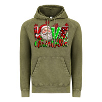 Vintage Olive love christmas santa Vintage Hoodie - texasbilliewilder