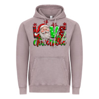 Vintage Zinc love christmas santa Vintage Hoodie - texasbilliewilder