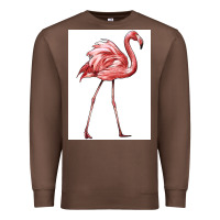 Chestnut Pink Flamingo Premium Sweatshirt - LillyAllenDesigns