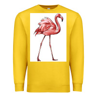 Lemon Pink Flamingo Premium Sweatshirt - LillyAllenDesigns