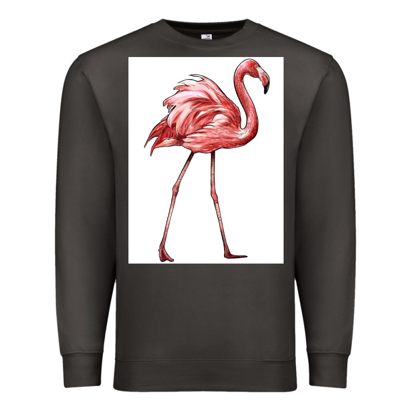 Pink Flamingo Premium Sweatshirt by LillyAllenDesigns | Teevron