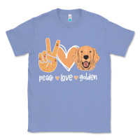 Colony Blue Peace Love Golden Classic Tee - Bettercallsaul