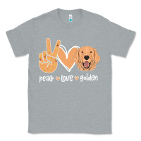 Heather Grey Peace Love Golden Classic Tee - Bettercallsaul