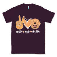 Plum Peace Love Golden Classic Tee - Bettercallsaul