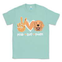 Seafoam Peace Love Golden Classic Tee - Bettercallsaul