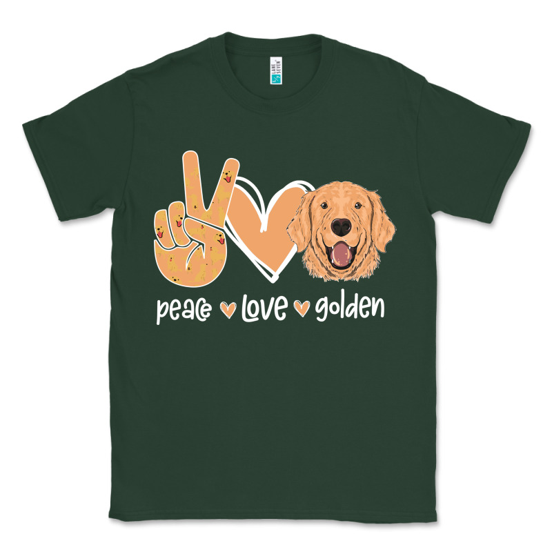Peace Love Golden Classic Tee by Bettercallsaul | Teevron