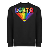 Black lgbtq pride Heavyweight Sweatshirt - FaDigitalArtStudio