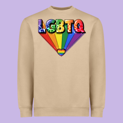 Lgbtq Pride Heavyweight Sweatshirt Designed By Fadigitalartstudio