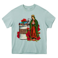 Arona our lady of guadalupe coffee Heavy Core Tee - JahusDesignShop
