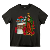 Our Lady Of Guadalupe Coffee Heavy Core Tee | Teevron