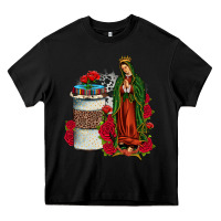 Black our lady of guadalupe coffee Heavy Core Tee - JahusDesignShop