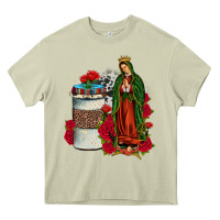 Mossy our lady of guadalupe coffee Heavy Core Tee - JahusDesignShop