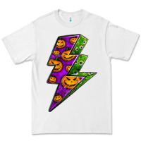 White halloween lightning bolt Premium Tee - BundleAndBundleShop