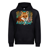 Black wild soul fox with dream catcher Urban Hoodie - BarkalooDesign