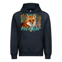 Navy wild soul fox with dream catcher Urban Hoodie - BarkalooDesign