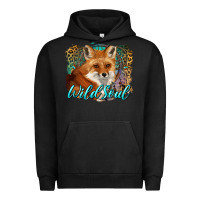 Pigment Black wild soul fox with dream catcher Urban Hoodie - BarkalooDesign