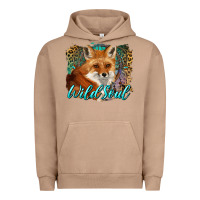 Pigment Burro wild soul fox with dream catcher Urban Hoodie - BarkalooDesign