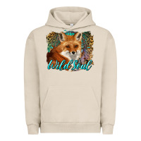 Pigment French Oak wild soul fox with dream catcher Urban Hoodie - BarkalooDesign