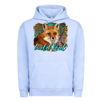 Pigment Grape Ice wild soul fox with dream catcher Urban Hoodie - BarkalooDesign