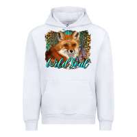 White wild soul fox with dream catcher Urban Hoodie - BarkalooDesign