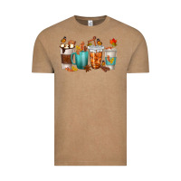 Vintage Coffee Thankful Coffee Cups Vintage Tee - texasbilliewilder