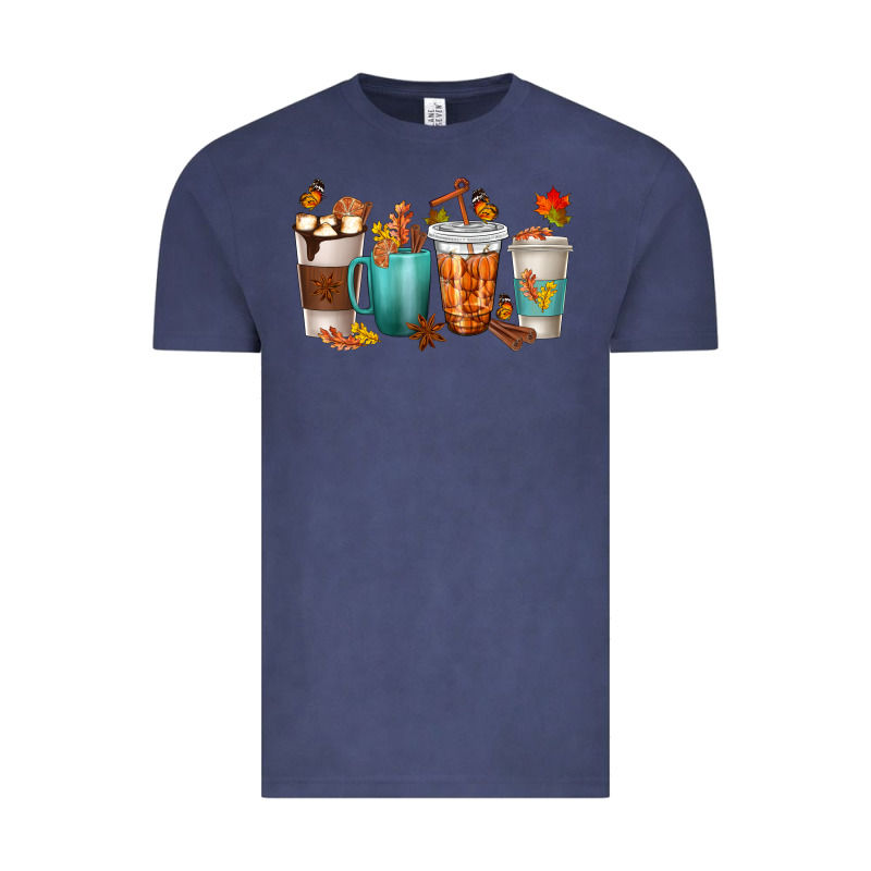 Thankful Coffee Cups Vintage Tee by texasbilliewilder | Teevron