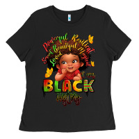 Black empowering black heritage Ladies Tee - LillyAllenDesigns