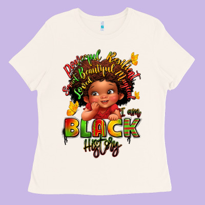 Empowering Black Heritage Ladies Tee Designed By Lillyallendesigns