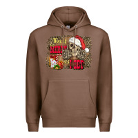 Chestnut this is as merry as i get skull Premium Hoodie - FaDigitalArtStudio