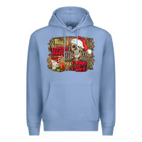 Colony Blue this is as merry as i get skull Premium Hoodie - FaDigitalArtStudio