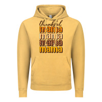 Vintage Mustard Thankful mama Vintage Hoodie - NancyCooperArtShop