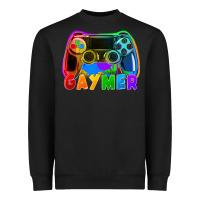 Black Gaymer Heavyweight Sweatshirt - FaDigitalArtStudio