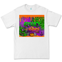 White spooky vibes tumbler Premium Tee - BundleAndBundleShop