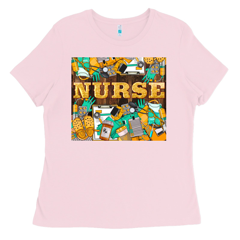 Green And Yellow Nurse Ladies Tee by LillyAllenDesigns | Teevron