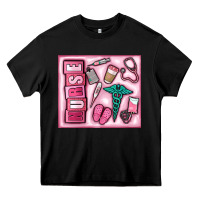 Black nurse Heavy Core Tee - MaliasSmallBusiness