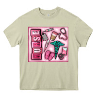 Mossy nurse Heavy Core Tee - MaliasSmallBusiness