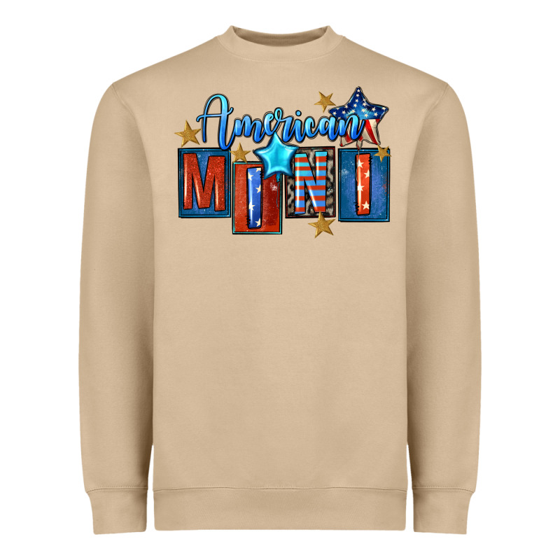 American Mini 4th Of July Heavyweight Sweatshirt by FaDigitalArtStudio | Teevron