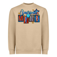 Mushroom American mini 4th of july Heavyweight Sweatshirt - FaDigitalArtStudio