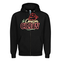 Black cousin crew Zipper Hoodie - CowhideDigitalArt