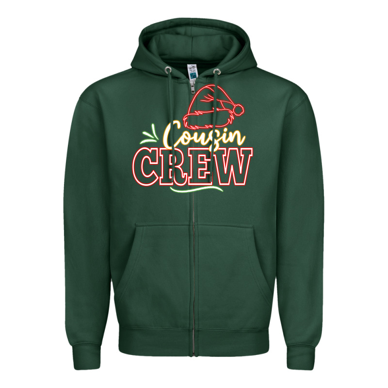 Cousin Crew Zipper Hoodie by CowhideDigitalArt | Teevron