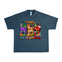 Midnight Navy Happy Hallothanksmas teeth Urban Heavy Tee - texasbilliewilder
