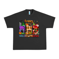 Pigment Black Happy Hallothanksmas teeth Urban Heavy Tee - texasbilliewilder