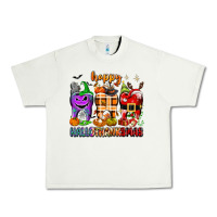 Pistachio Happy Hallothanksmas teeth Urban Heavy Tee - texasbilliewilder
