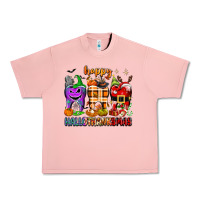 Salmon Happy Hallothanksmas teeth Urban Heavy Tee - texasbilliewilder